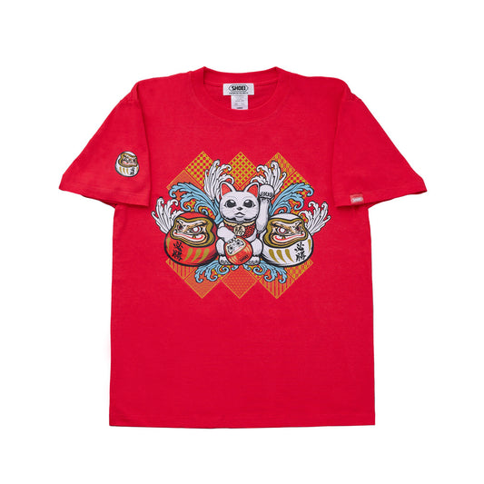 SHOEI MARQUEZ Daruma Maneki-neko T-shirt