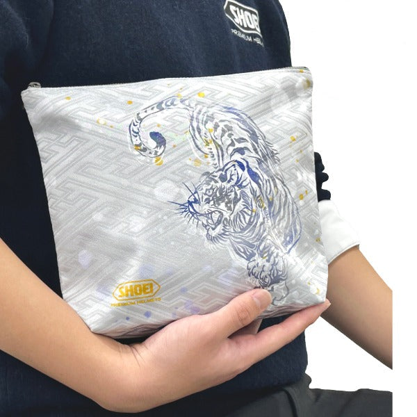 SHOEI  Kyoto Dyeing Workshop Sugishita Pouch WHITE